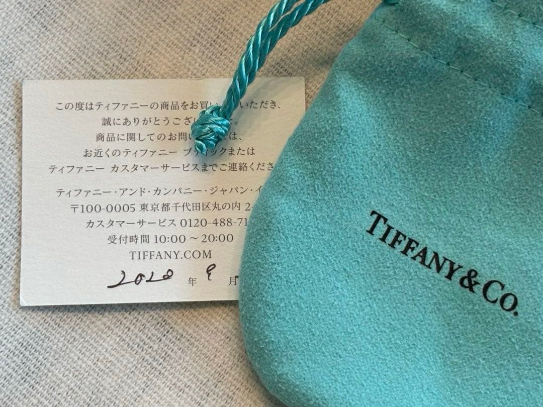 ティファニー[片耳]ダイヤモンドフープピアス