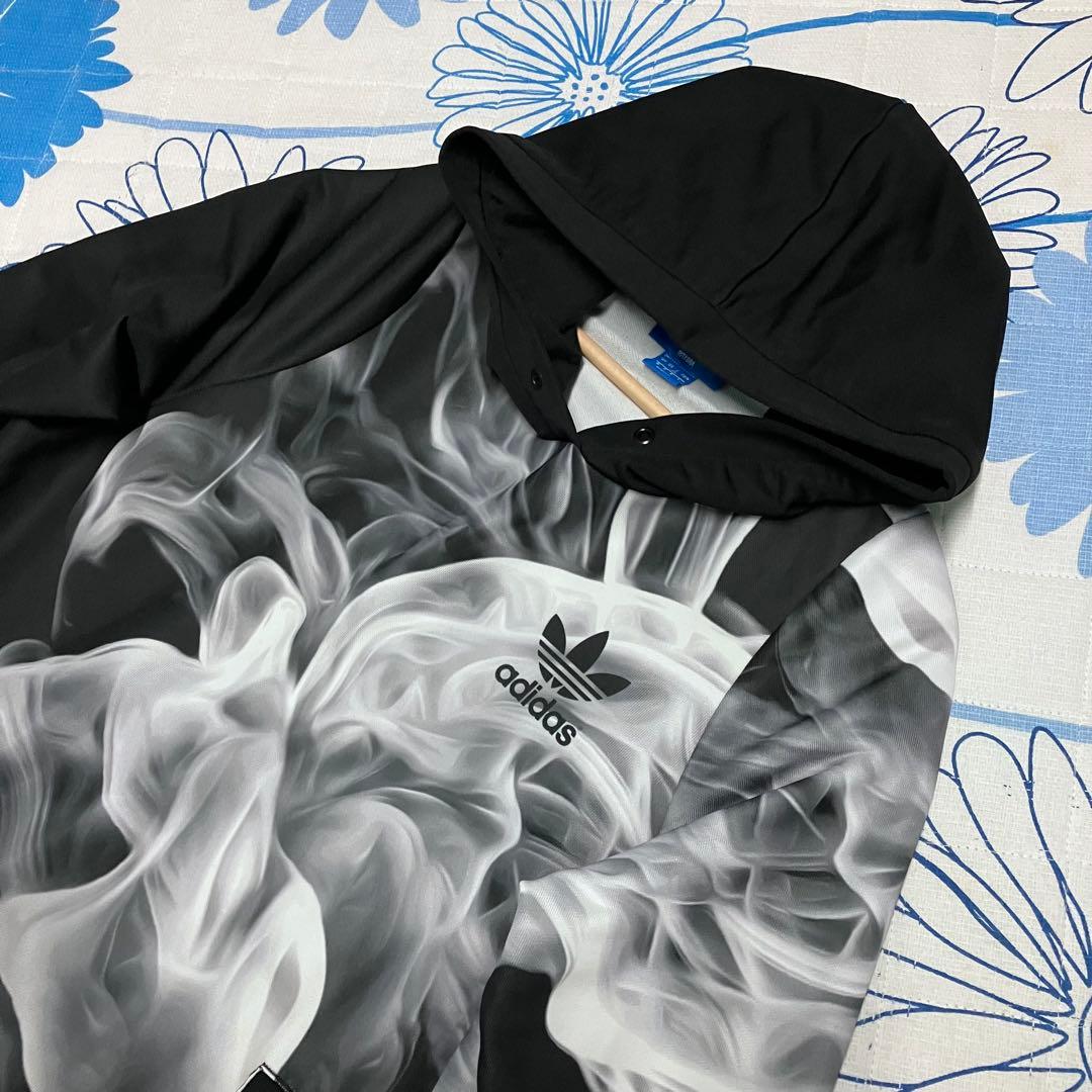 【希少】adidas ×リタオラ トレフォイル　ロゴ　スモーク パーカー