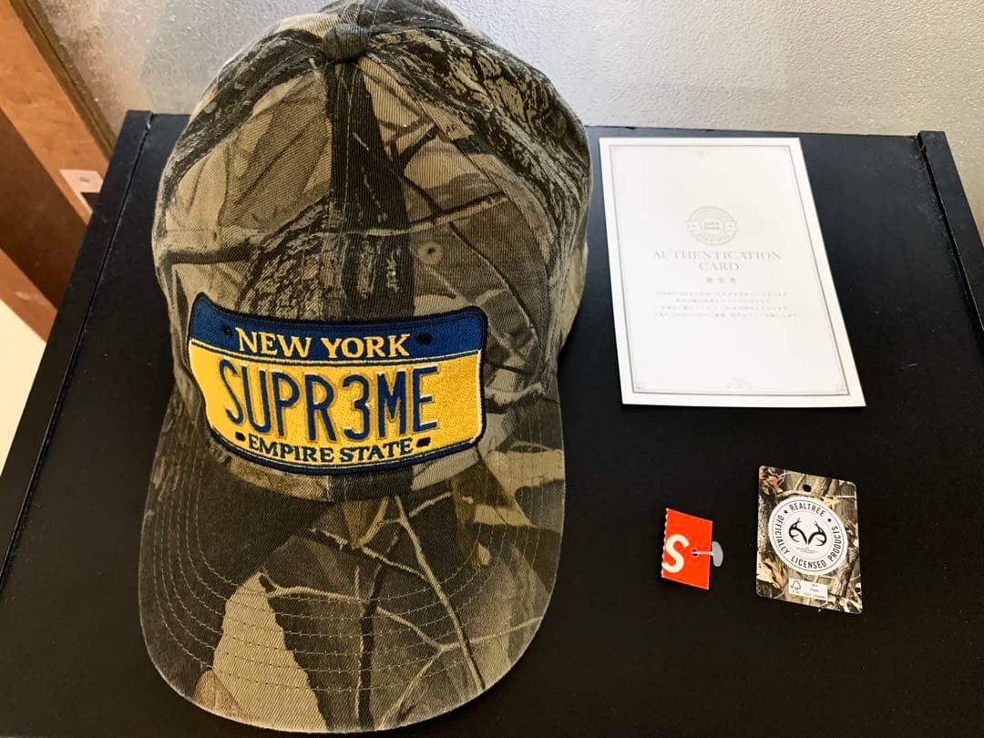 SUPR3ME 迷彩キャップ NEW YORK