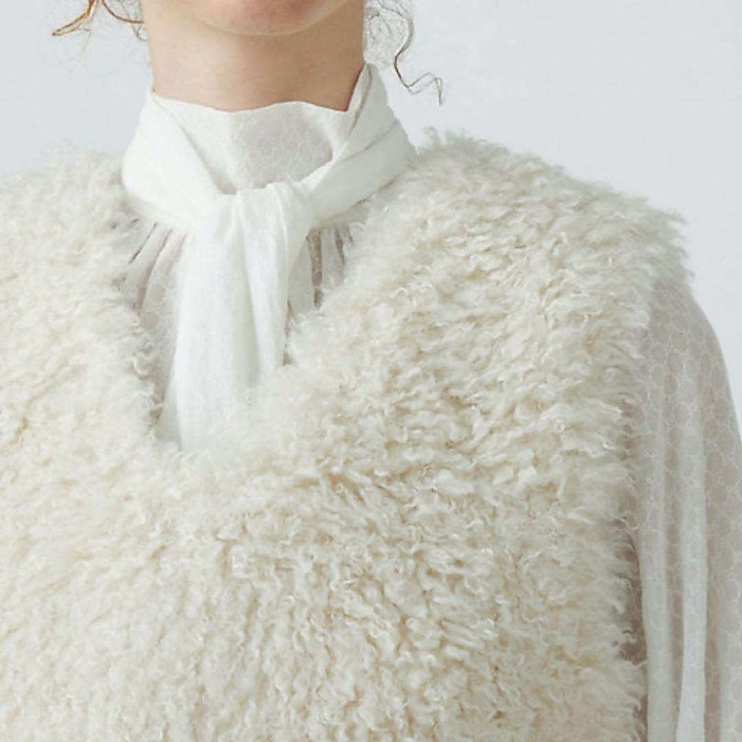 【極美品】Ballsey ボールジィ プードルファー Vネックベスト