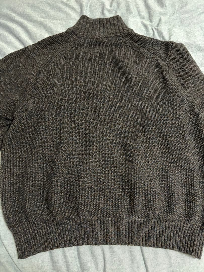 値下ok新品 crepuscule wool kanoko halfzip 2