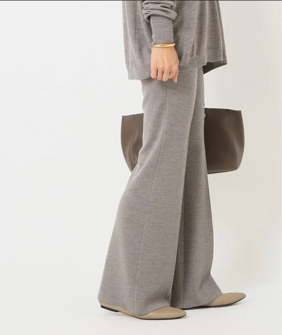 新品未使用DeuxiemeClasse refindパンツ　ニットパンツ　36
