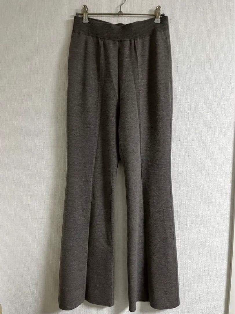 新品未使用DeuxiemeClasse refindパンツ　ニットパンツ　36