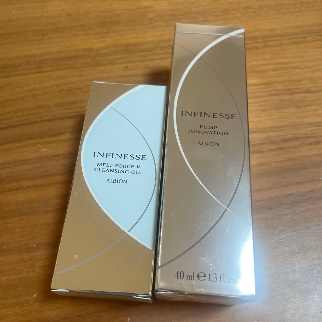 アンフィネス　パンプ　イノベーション&メルトフォースＶクレンジングオイル