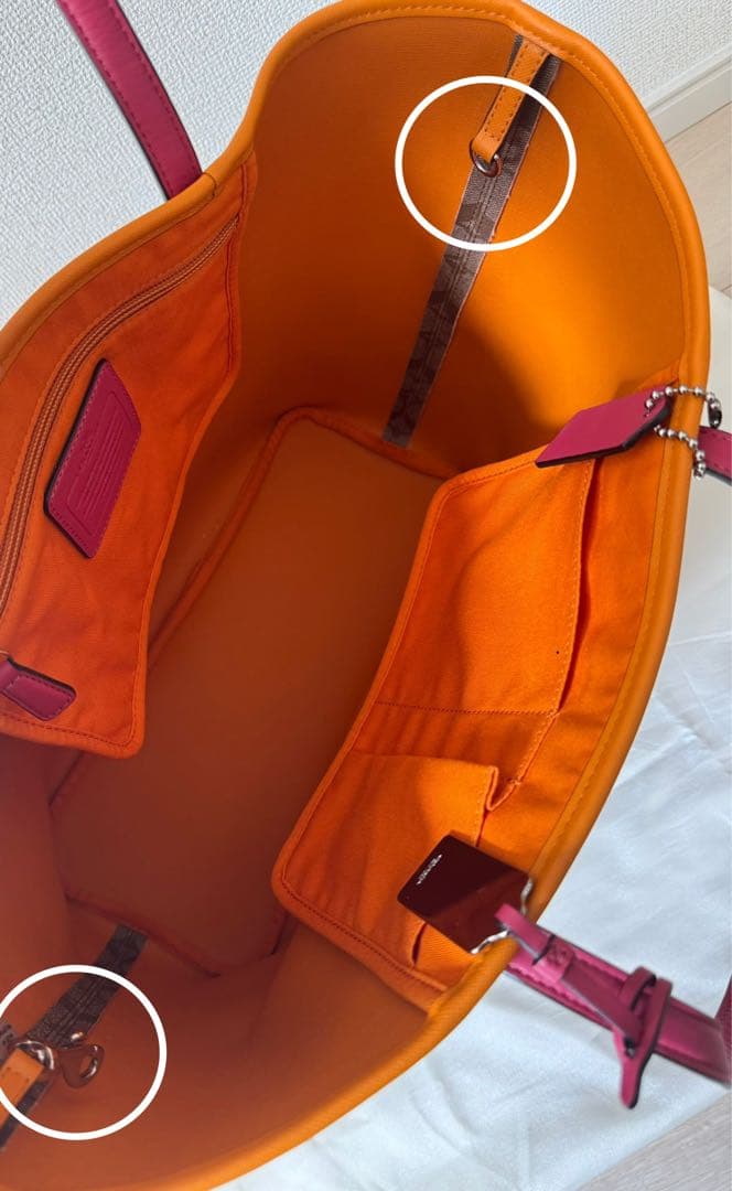 コーチ　トートバッグ　シグネチャー　未使用　保存袋付き　A4収納可