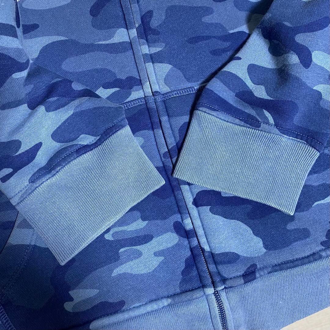 y2k GAP フルジップ パーカー 迷彩 平成ギャル グランジ 裏ボア