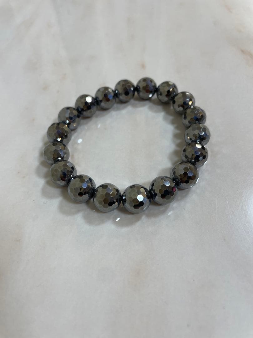 テラヘルツ　ブレスレット　　8mm 128面カットブレス