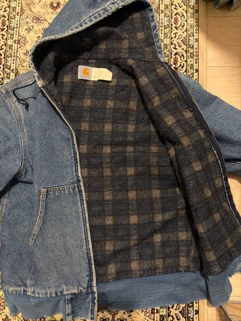 90s Carhartt USA製　カーハート　デニム　アクティブジャケット