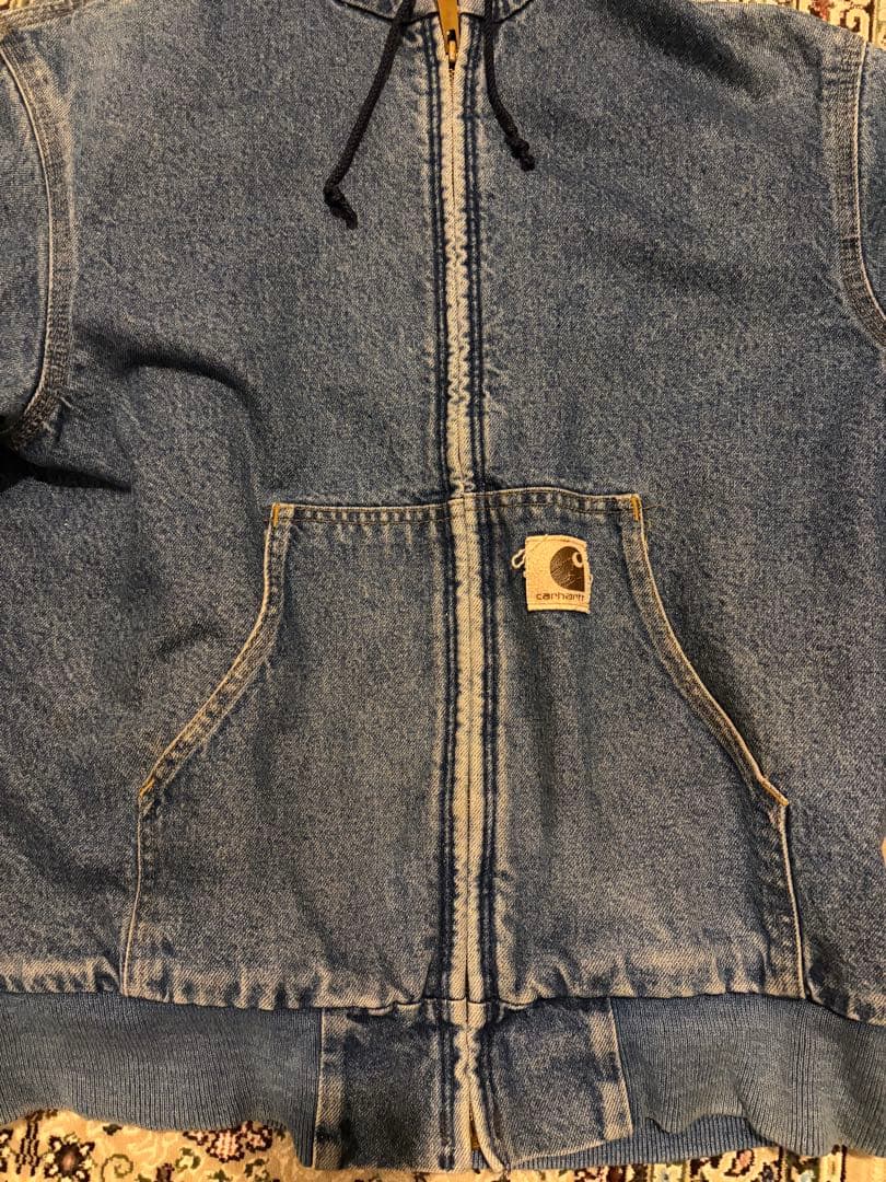 90s Carhartt USA製　カーハート　デニム　アクティブジャケット