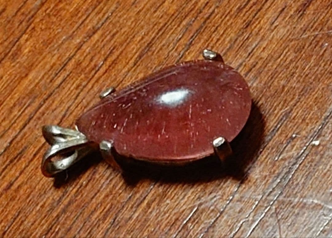 メキシコ産ストロベリークォーツ　ネックレス　ペンダントヘッド