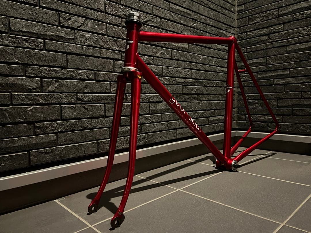 【ぶりゃい】georama njs フレームセット BB付き ピスト 競輪