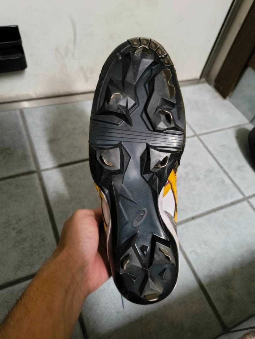 アシックス 野球 オーダースパイク 金具 28.5cm W ワイド 使用1回