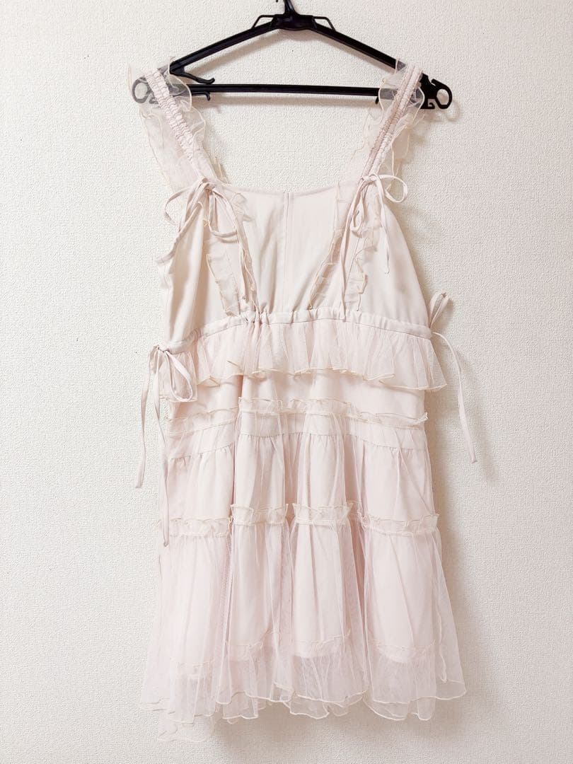 merryjenny メリージェニー チュールドロストミニキャミワンピース