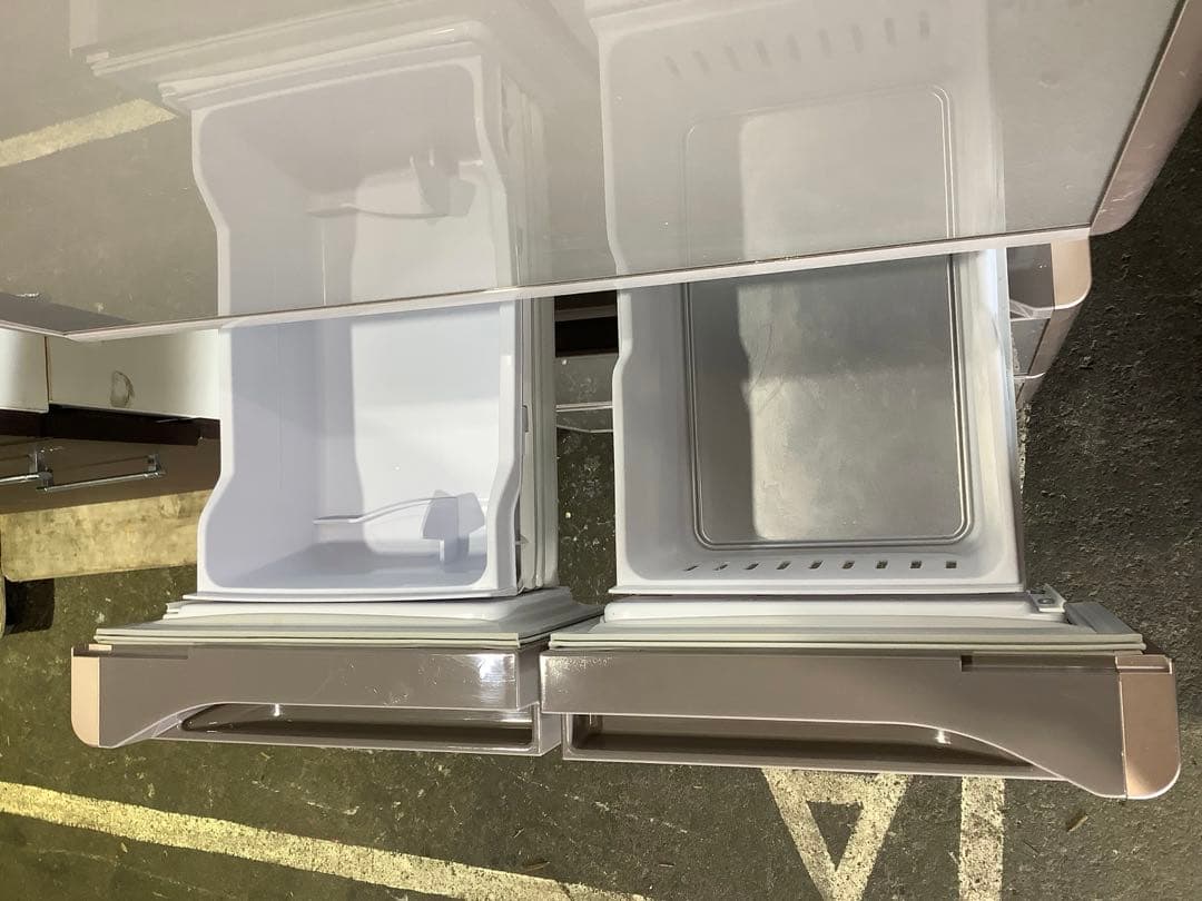 5ドア冷蔵庫 日立 R-S4000GL(XN) 401L 16年製 真空チルド