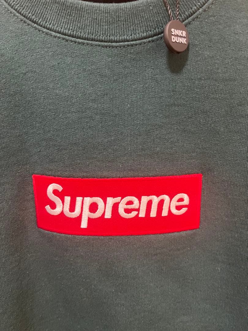 Supreme ボックスロゴダークグリーン トSサイズ