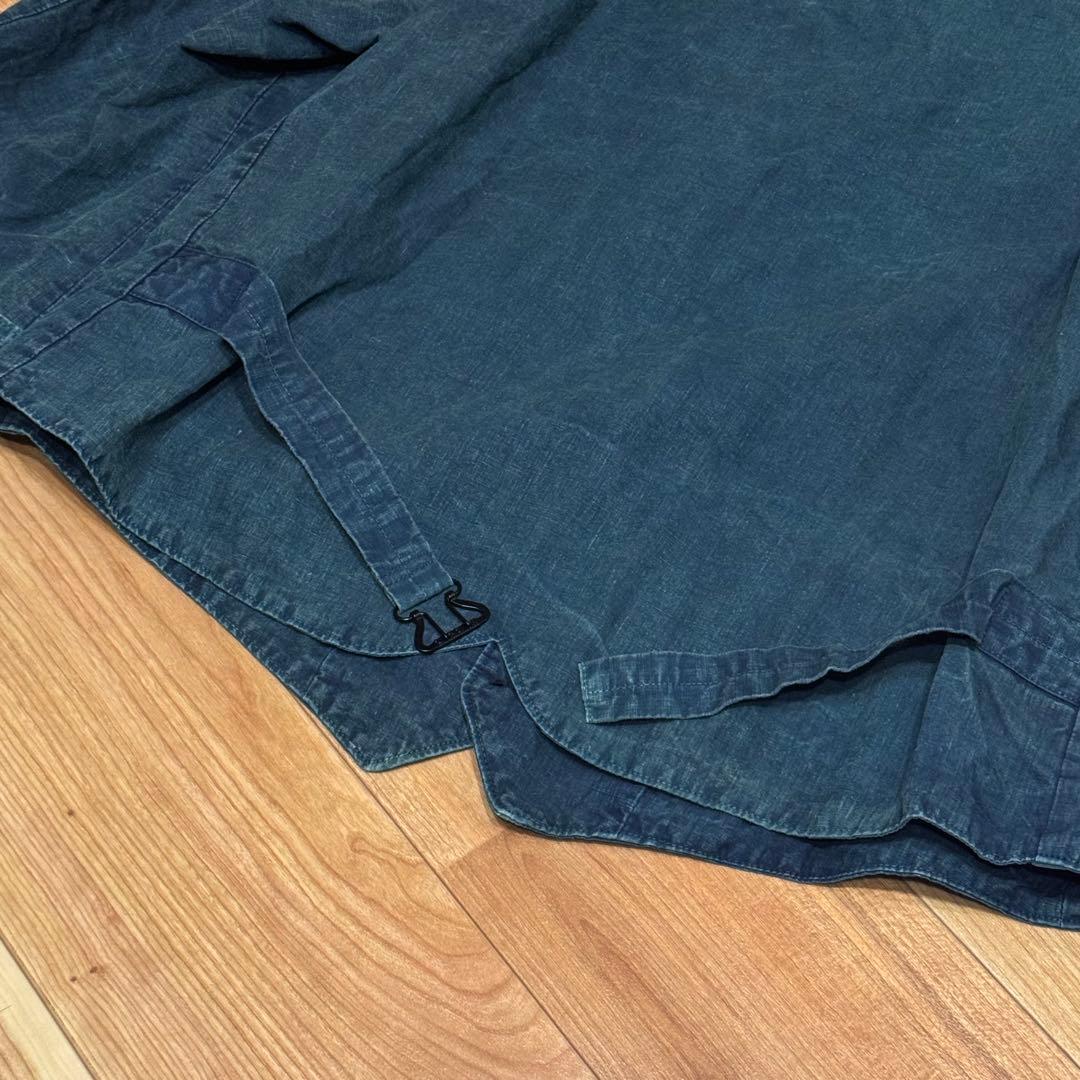 OUTIL ウティVESTE ARDON ブラックインディゴリネン