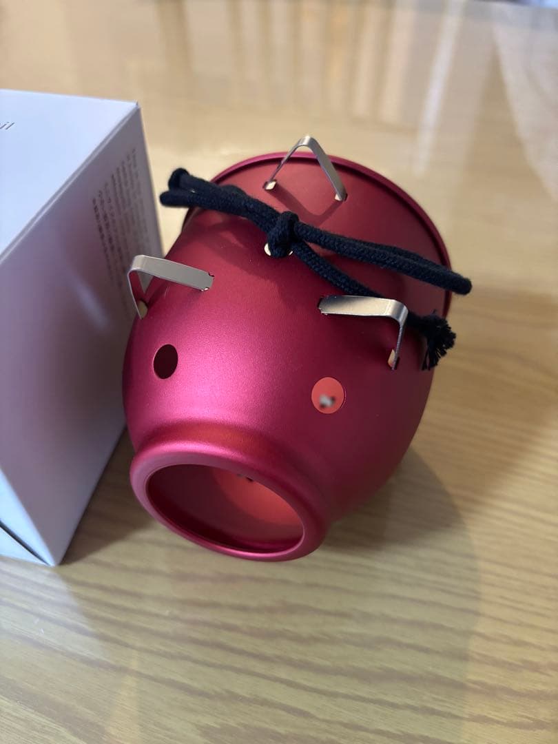 ★未使用品★  peak アルミ蚊取り豚　ミニ　レッド