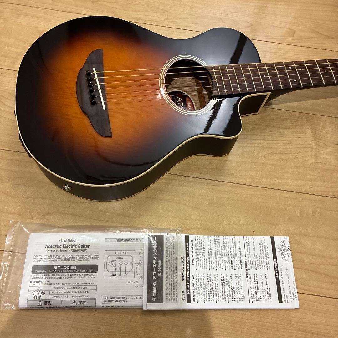美品　ヤマハAPXT2 (OVS) ミニ・エレクトリックアコースティックギター