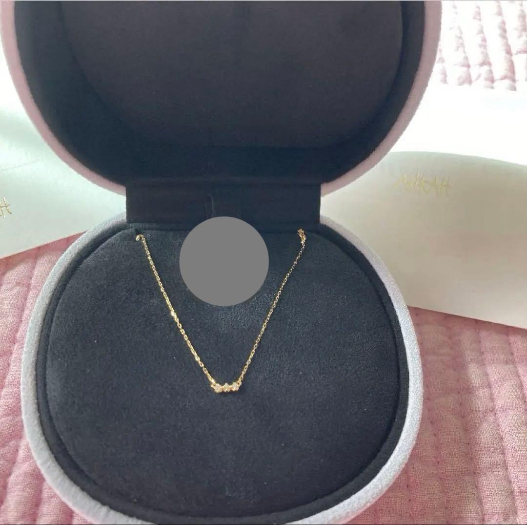 AHKAH アミュレット　お守り　　　　ネックレス　k18YG 販売証明書付き