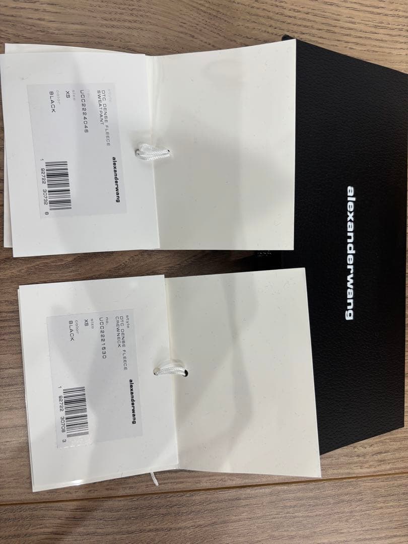 アレキサンダーワン セットアップ ロゴ スウェット ブラック XS