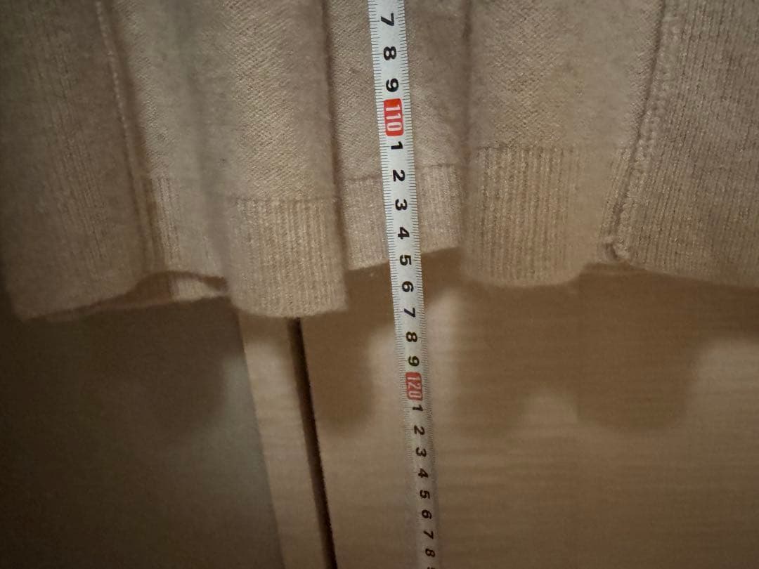 【最高級カシミヤ100%】ラルフローレン ロングガウンカーディガン RL刺繍 M