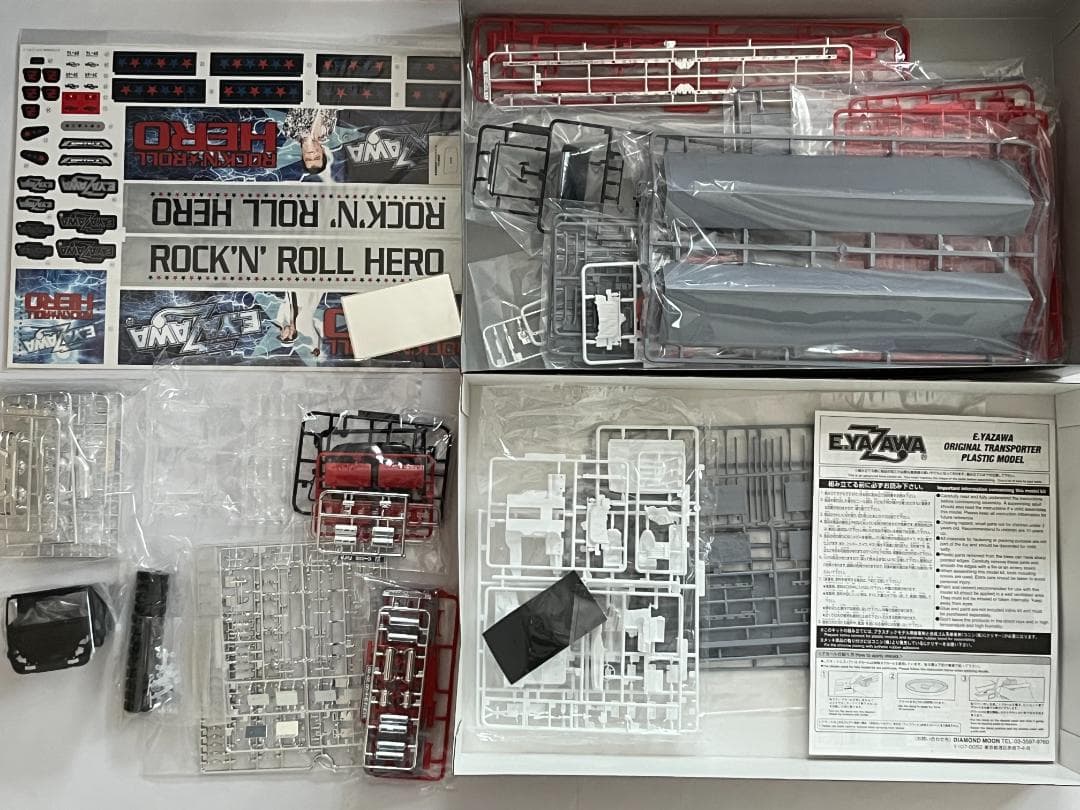 アオシマ 1/32 矢沢永吉 オリジナルトランスポーターツアートラック 未組立品