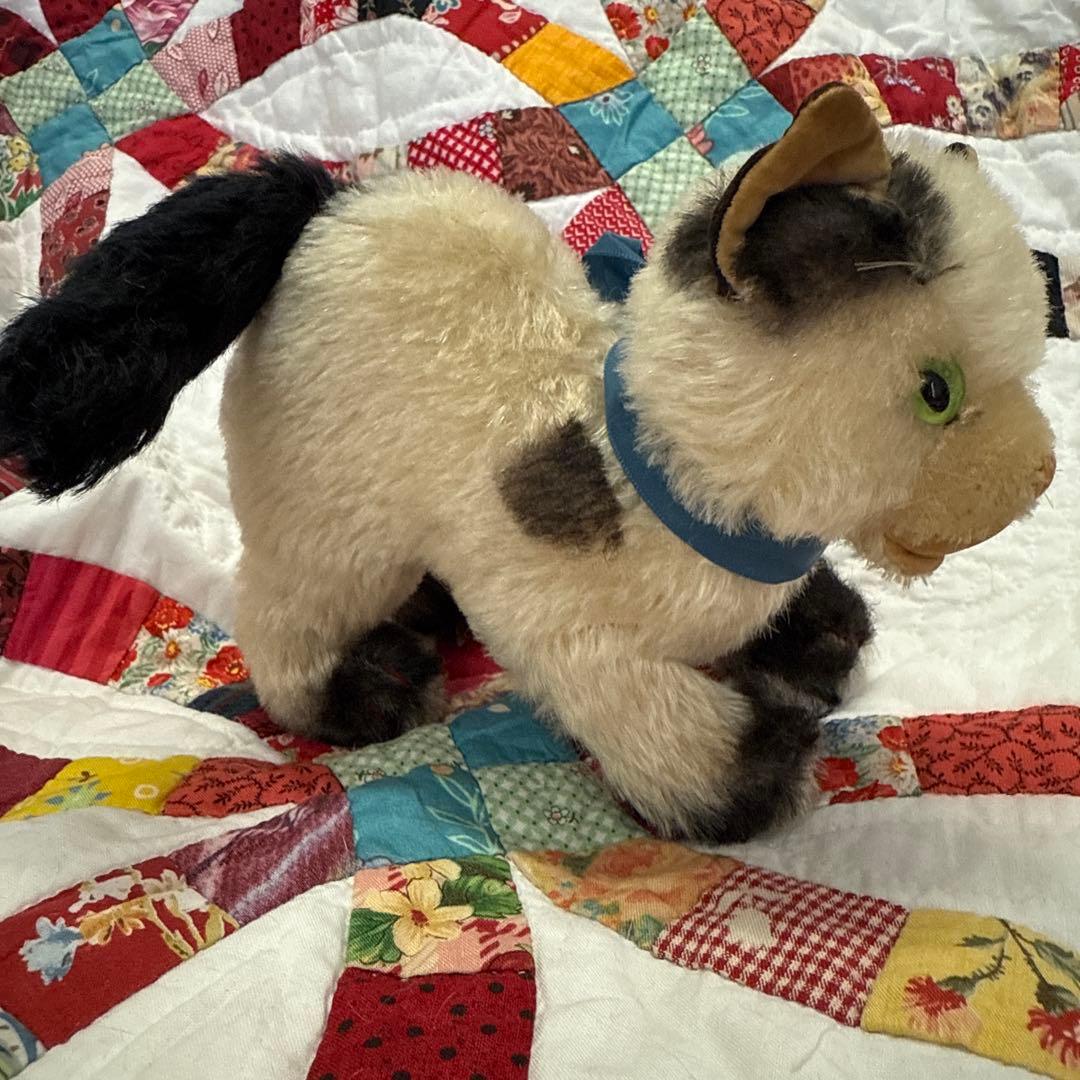 シュタイフsteiffビンテージ猫ちゃんグッシー