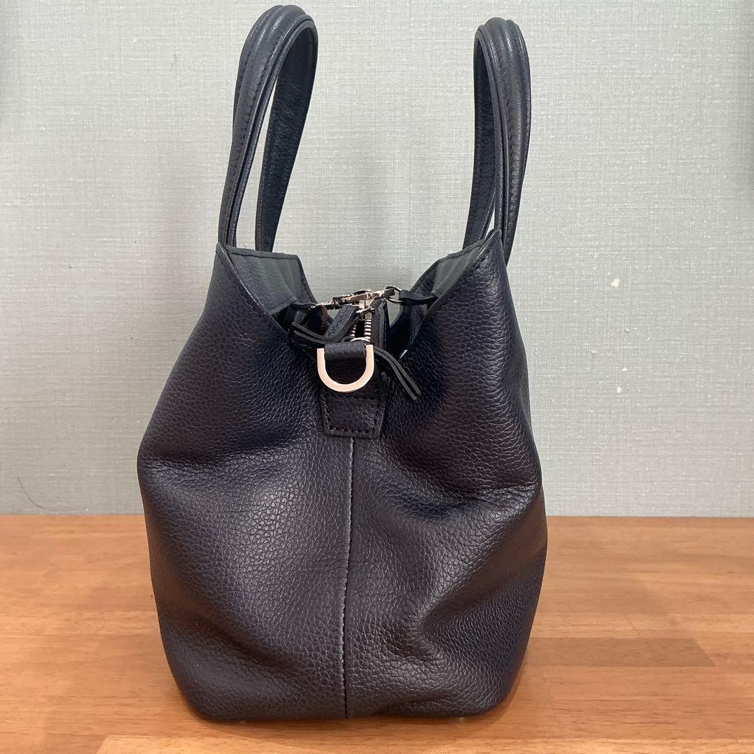 新品同様/ロンシャン/ネイビー/ハンドバッグ