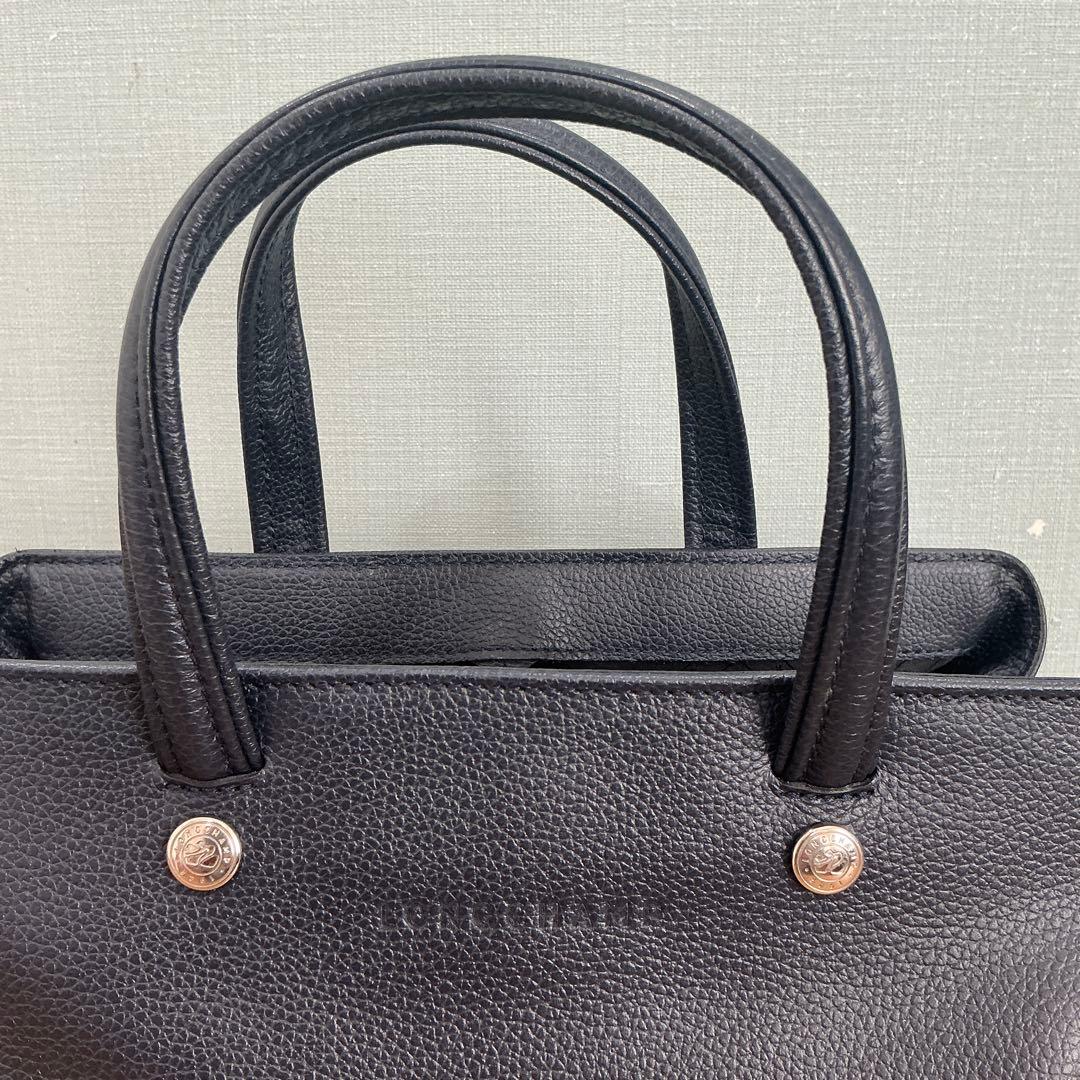 新品同様/ロンシャン/ネイビー/ハンドバッグ