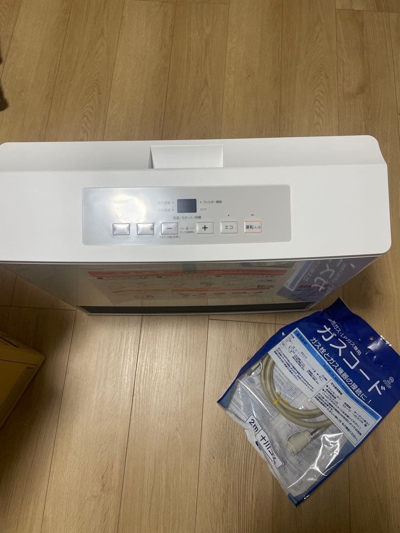 新品NORITZ 都市ガス　ガスファンヒーター GFH-5802S-W5