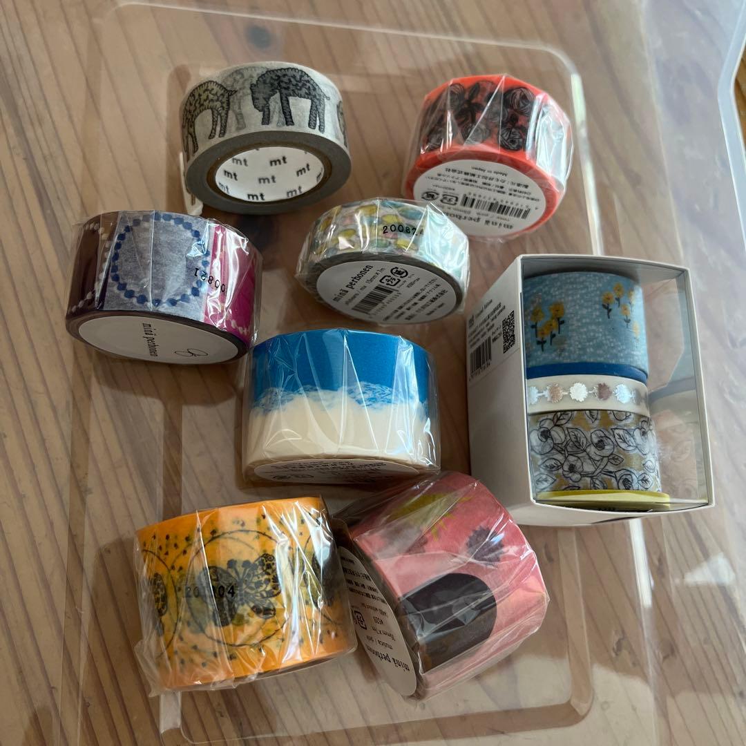 ミナペルホネン 廃盤マステ　8個セット マスキングテープ つづく展