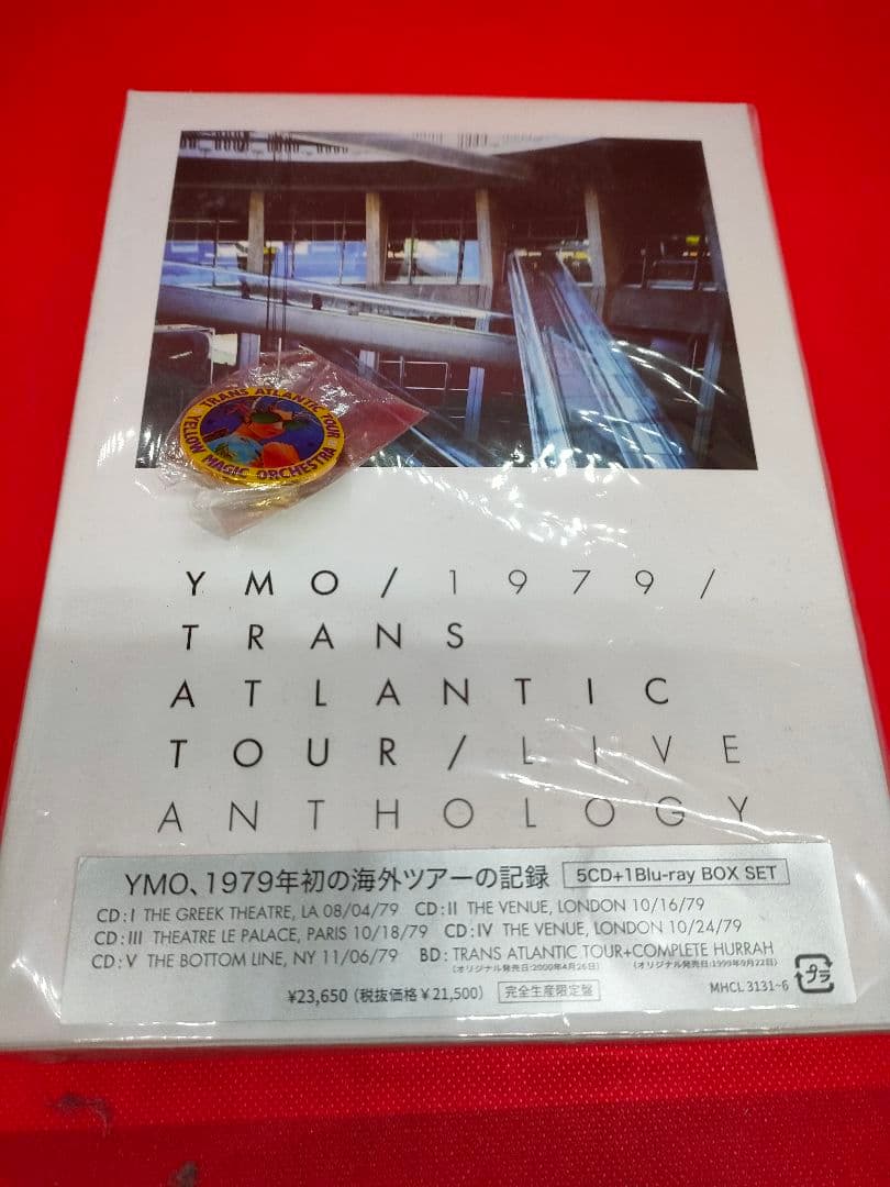 YMO 1979 TRANCE ATLANTIC TOUR LIVE 特典付き