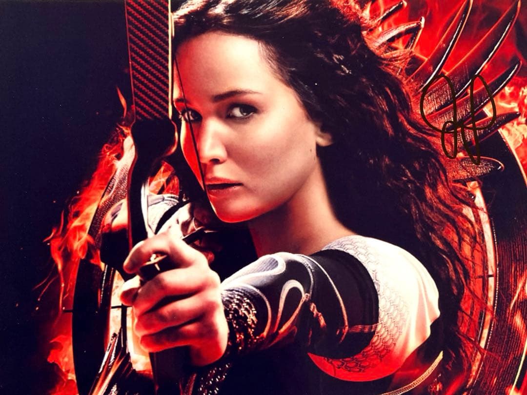 セール中…ジェニファー・ローレンス直筆サイン入り超大型写真…