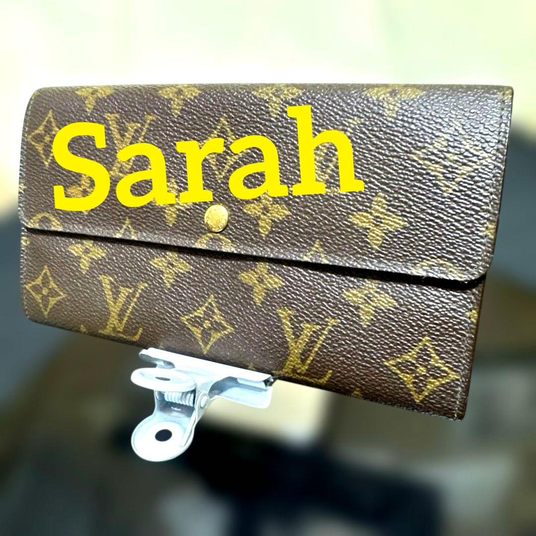 ⑦☆良品☆フラットタイプ♪サラ長財布