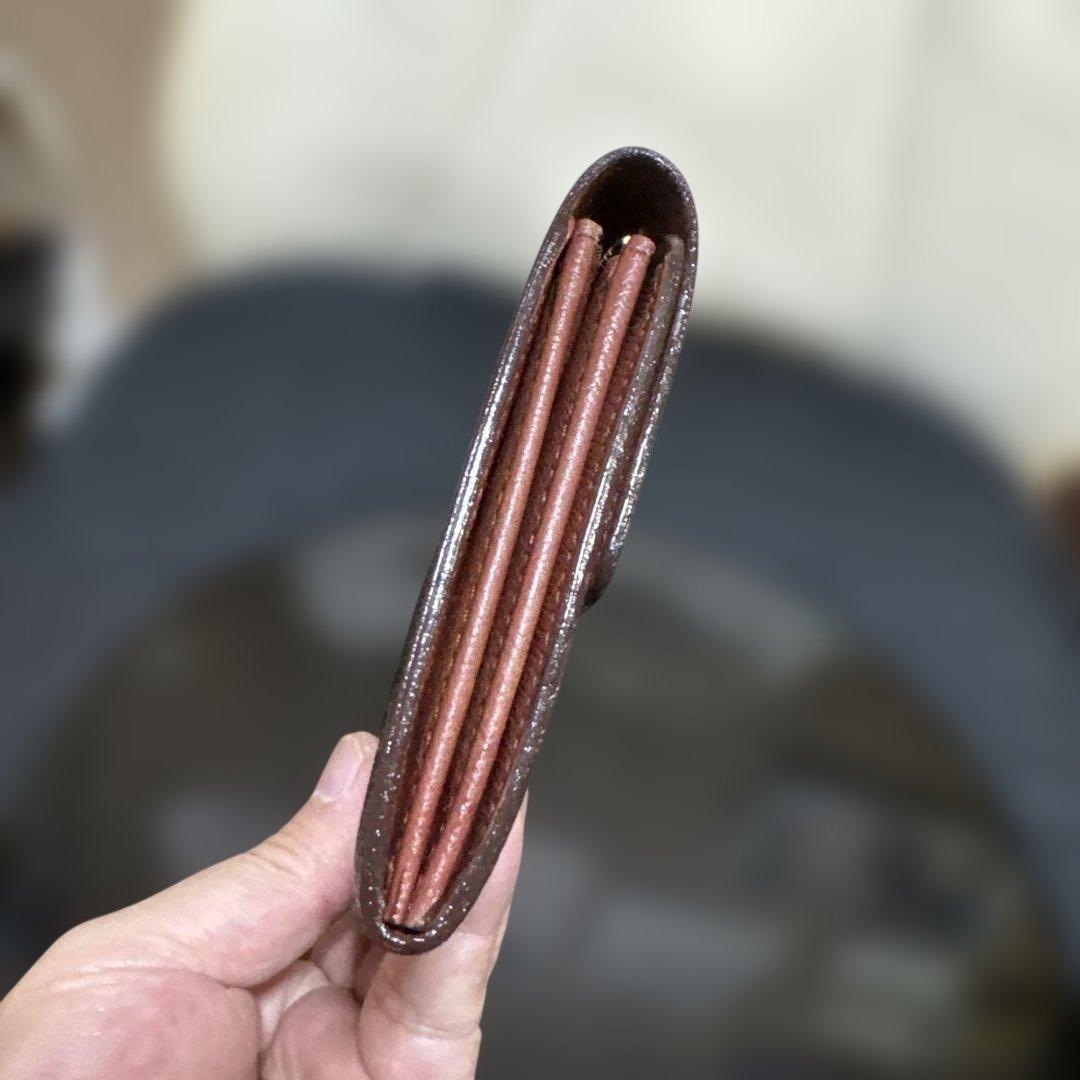 ⑦☆良品☆フラットタイプ♪サラ長財布