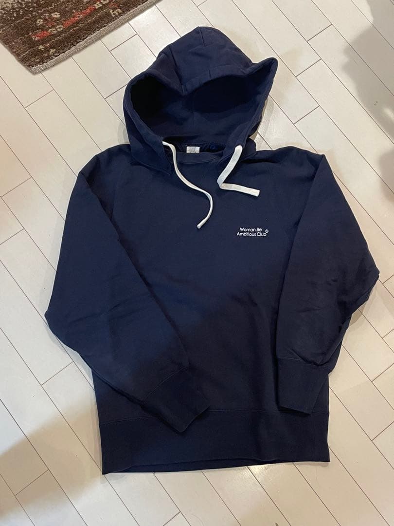 Sorm’ 86 WBAネイビー フード付きパーカー