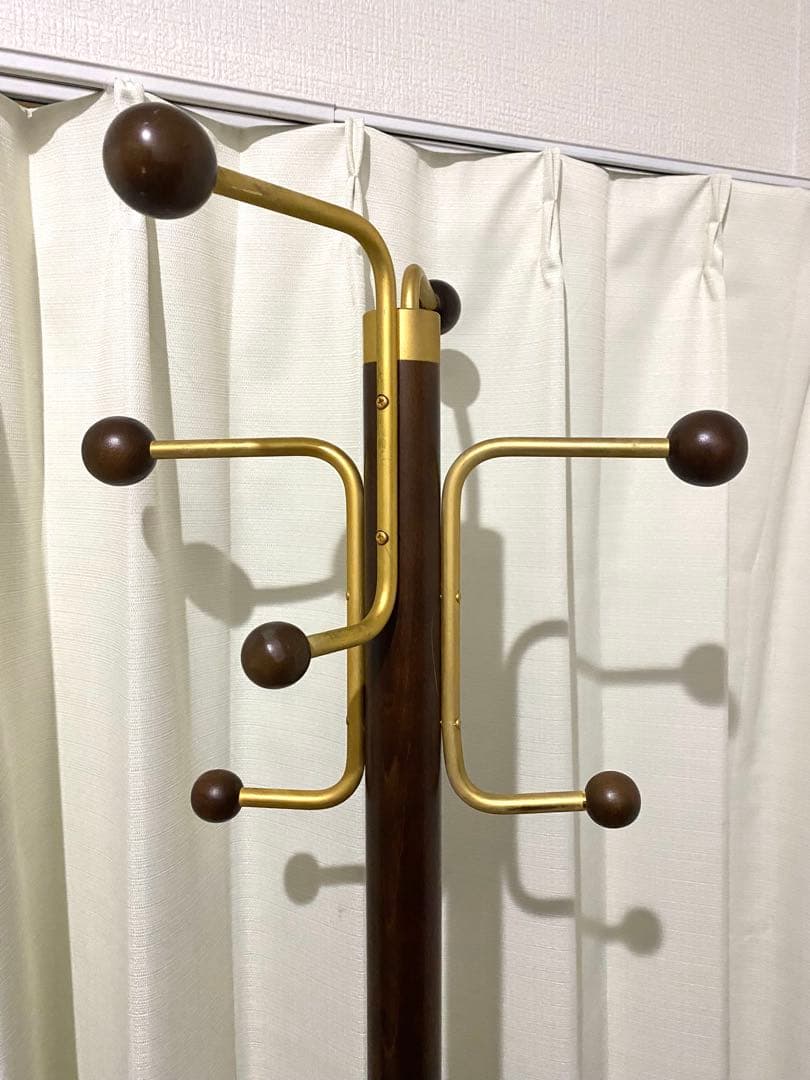 カリモク コートハンガー ポールハンガー 木製 帽子ラック ツリー