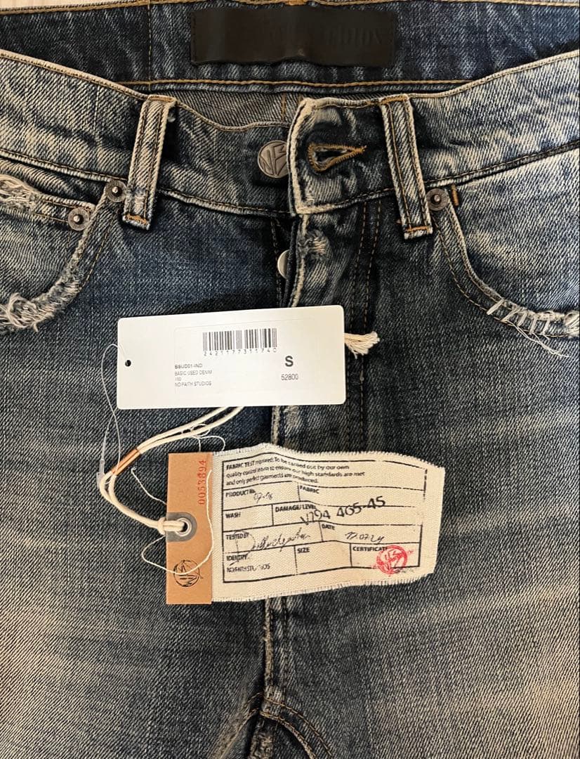 パンツ No faith studios basic used denim