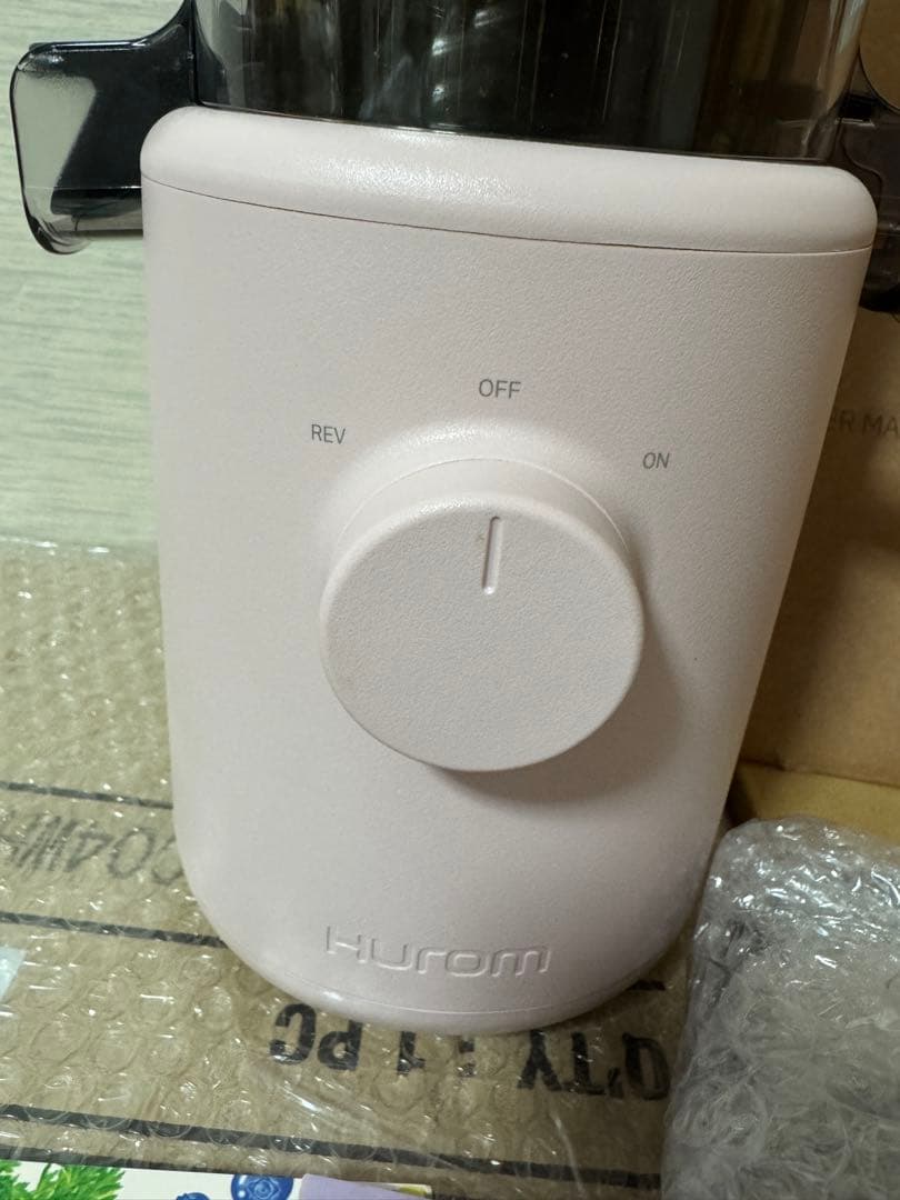 HUROM ヒューロム ミキサー スロージューサ H310A ピンク新品同様