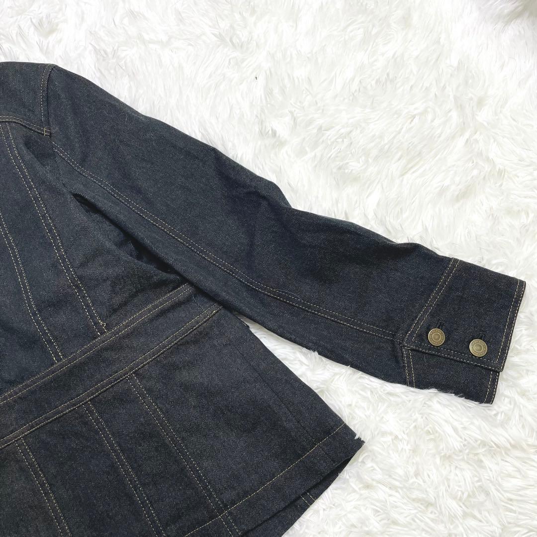 【極美品】✨BURBERRY ノバチェック　ブラック　デニムジャケット ライナー