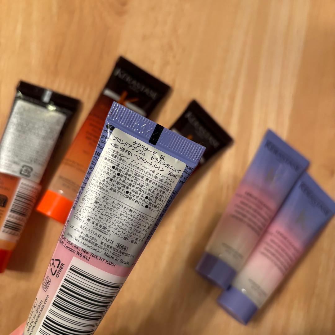 洗い流さないヘアトリートメント　ケラスターゼ　マジックナイトセラム　他