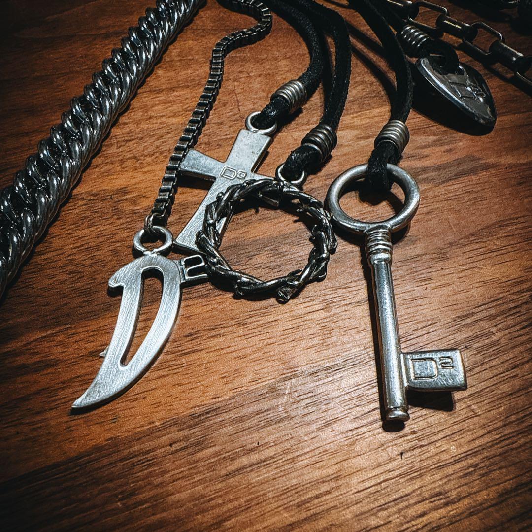 超希少　DSQUARED2 ディースクエアード ウォレットチェーン シルバー