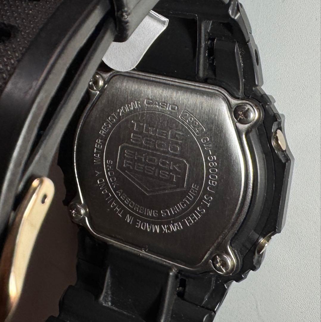 r*a様 CASIO G-SHOCK ソーラー電波時計 ブラックGW-5600B