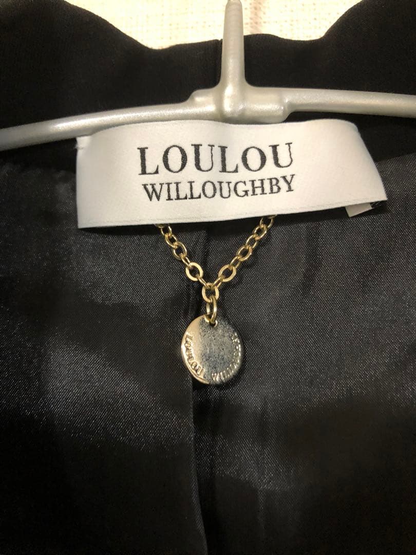 LOULOU WILLOUGHBY ブラックタキシードジレ