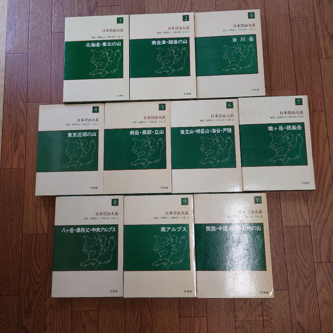 日本全国の山岳バリエーションルートのガイドブック