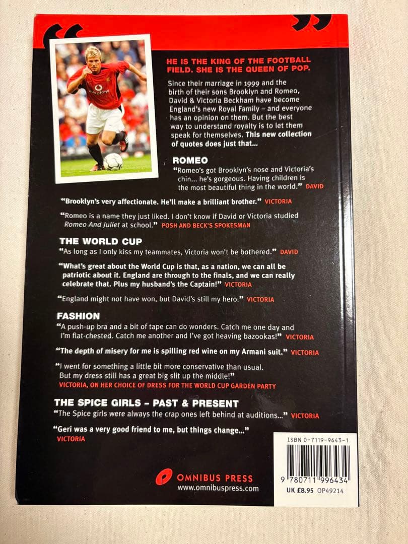 【洋書】Posh & Becks Talking Jo Stevenson