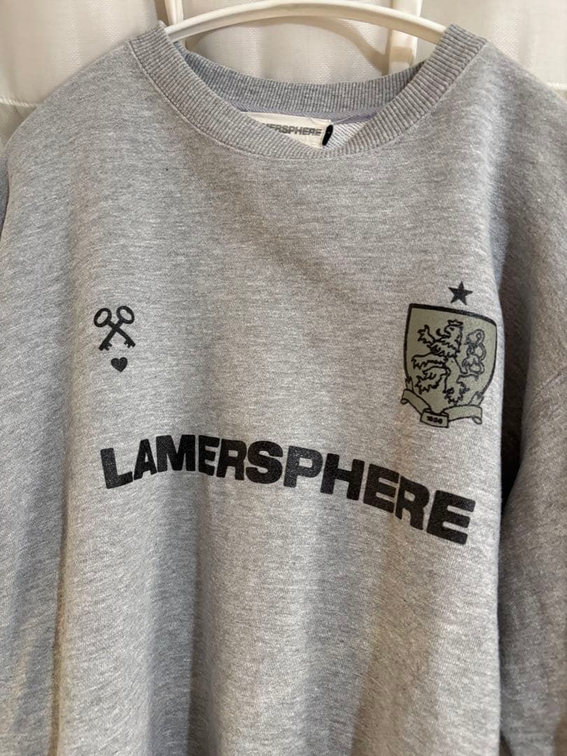 ベ*ド様 LAMERSPHERE グレー 限定トレーナー hyorimade
