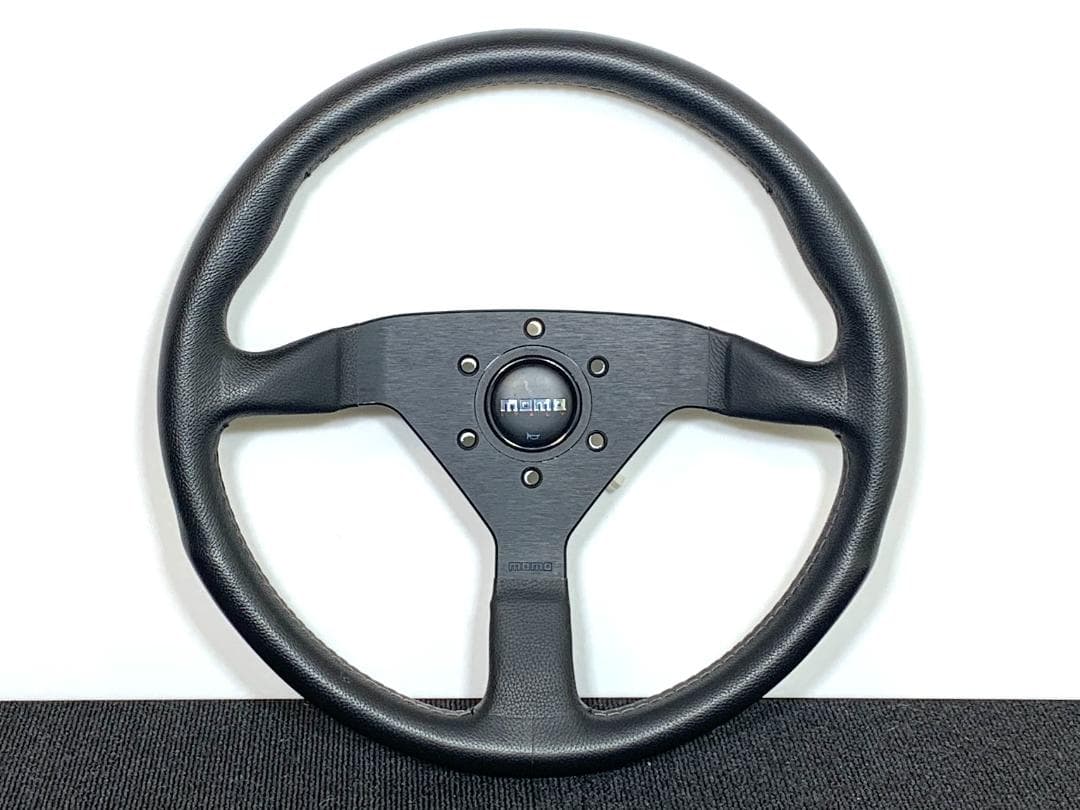 モモ モンテカルロ 美品 ステアリング 35Φ ホーンボタン付 希少 14年製