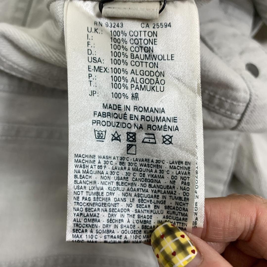 LA7102 ディーゼル ブラック ゴールド デニムジャケット グレー 40