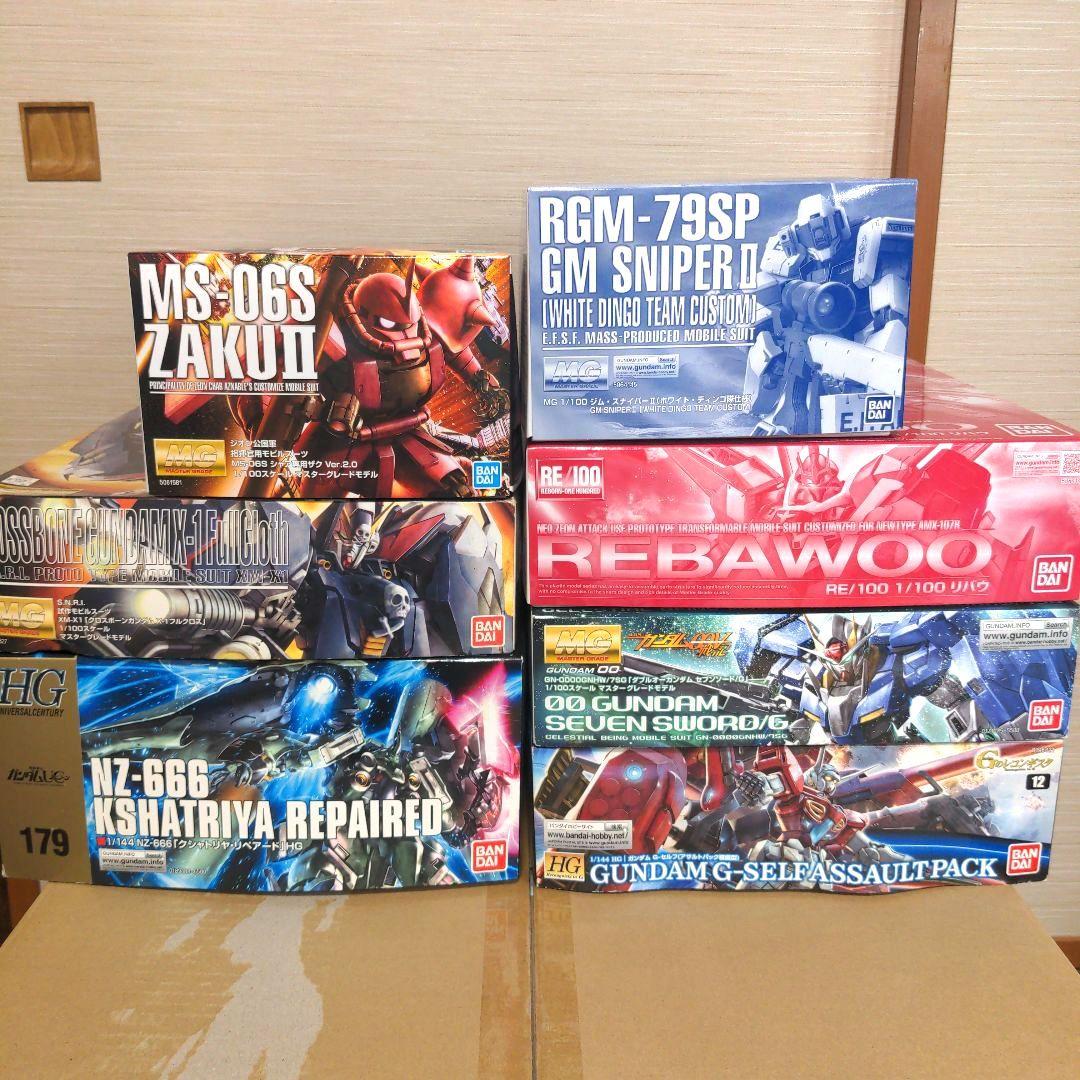 ガンプラ　まとめ売り　HG　MG　７点